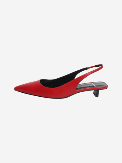Red leather slingback heels - EU 39 Heels Pierre Hardy 