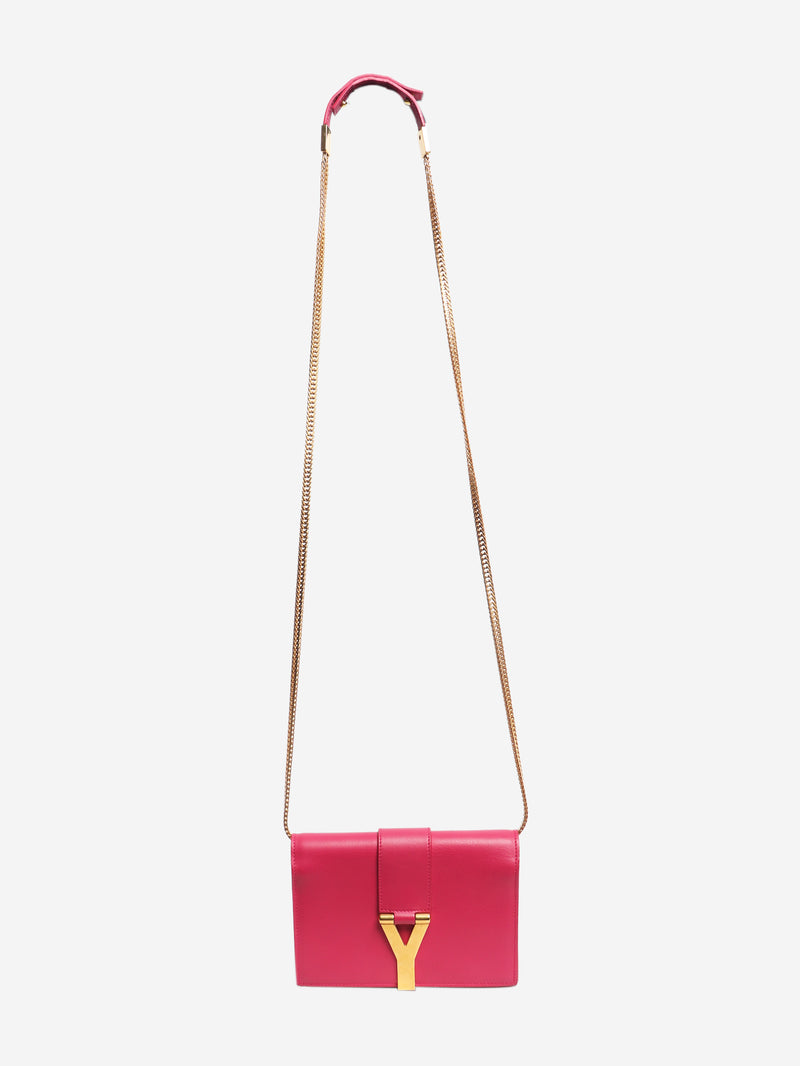 Pink mini Chyc cross-body bag