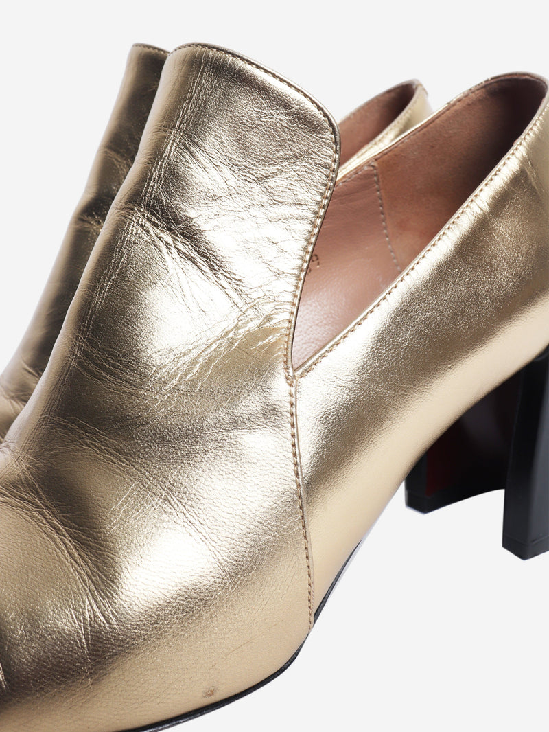 Gold Belvoir 1 heeled loafers - size EU 39 Boots Paul Smith 