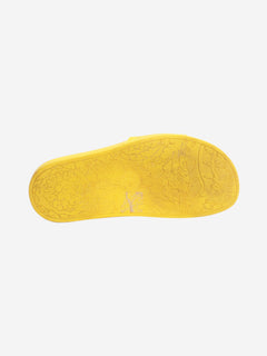 Yellow Medusa pool slides - size EU 38 Flat Sandals Versace 