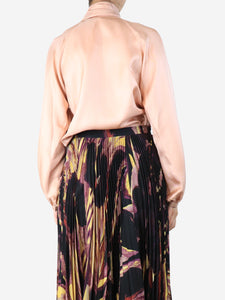 Max Mara Dusty pink silk blouse - size UK 10