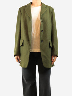 Green wool tweed blazer - size UK 10 Coats & Jackets Margaret Howell 