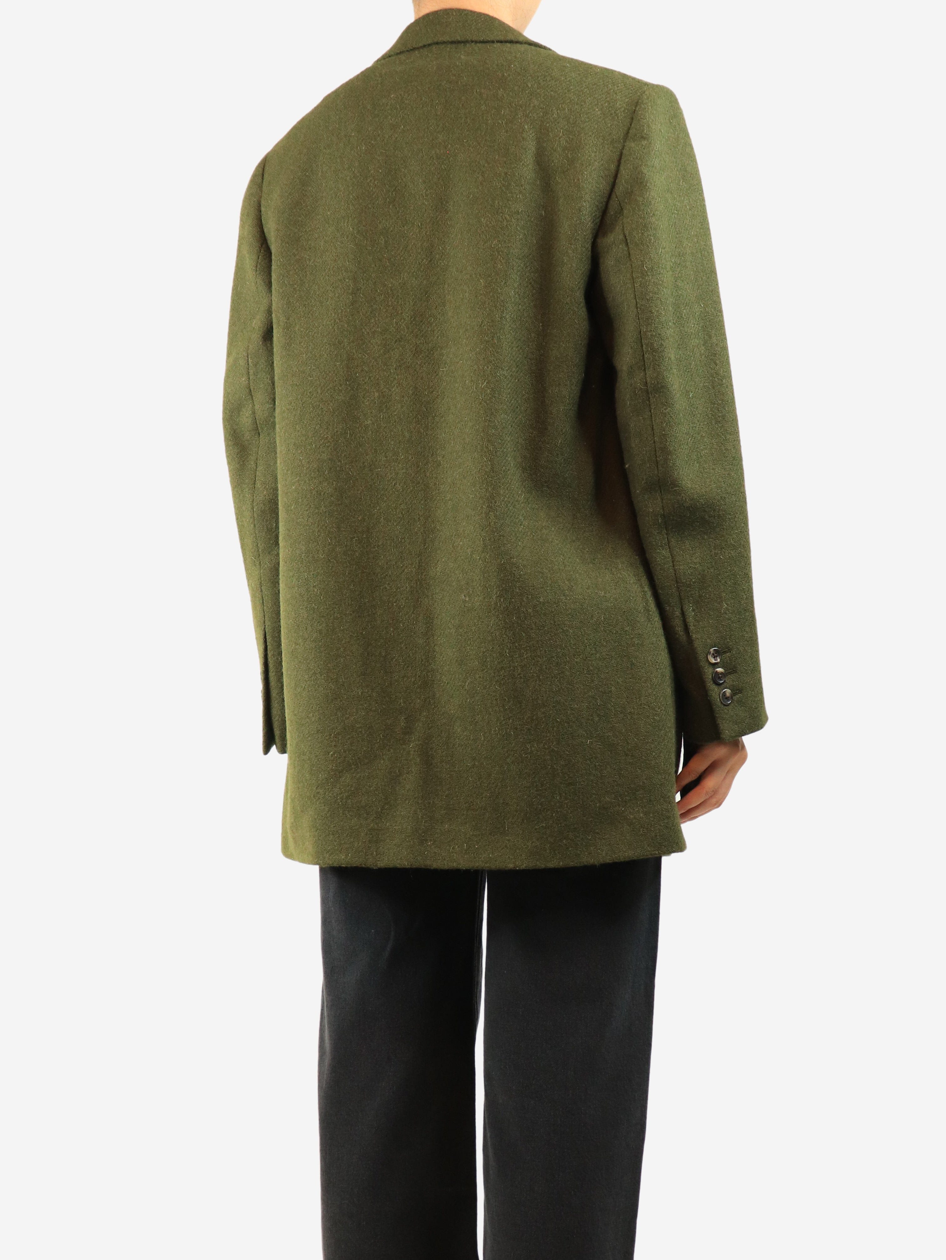 Green wool tweed blazer - size UK 10 Coats & Jackets Margaret Howell 
