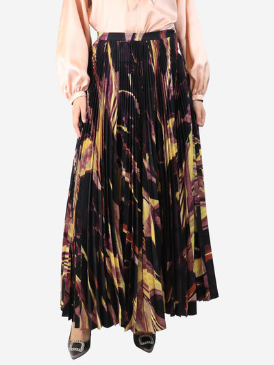 Black pleated maxi skirt - size UK 10 Skirts Altuzarra 