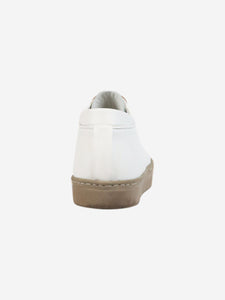 Fausto Santini White Nappa leather trainers - size EU 39