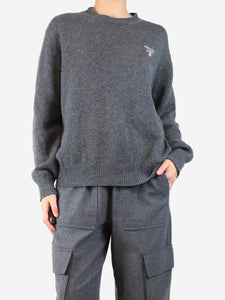 Prada Grey cashmere sweater - size UK 10