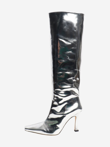 Chrome Cami leather knee-high boots - size EU 39 product image