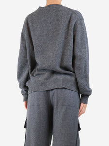 Prada Grey cashmere sweater - size UK 10