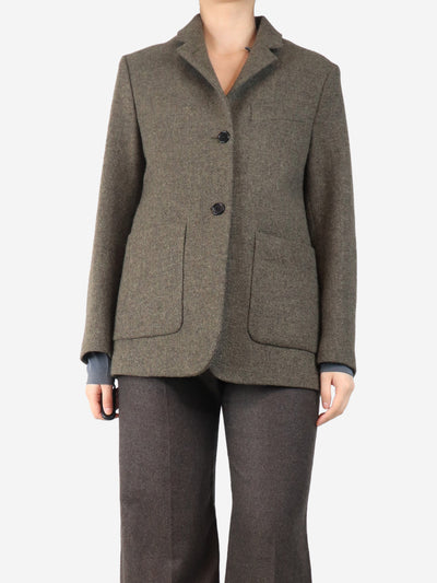 Brown tweed wool jacket - size UK 8 Coats & Jackets Margaret Howell 