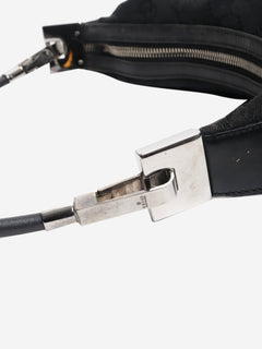 Black mini canvas shoulder bag Shoulder bags Gucci 