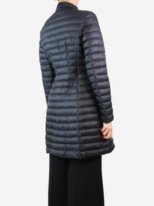 Moncler Blue light puffer coat - size UK 14