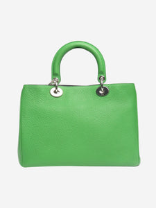 Dior Green large Lady Dior 2way bag