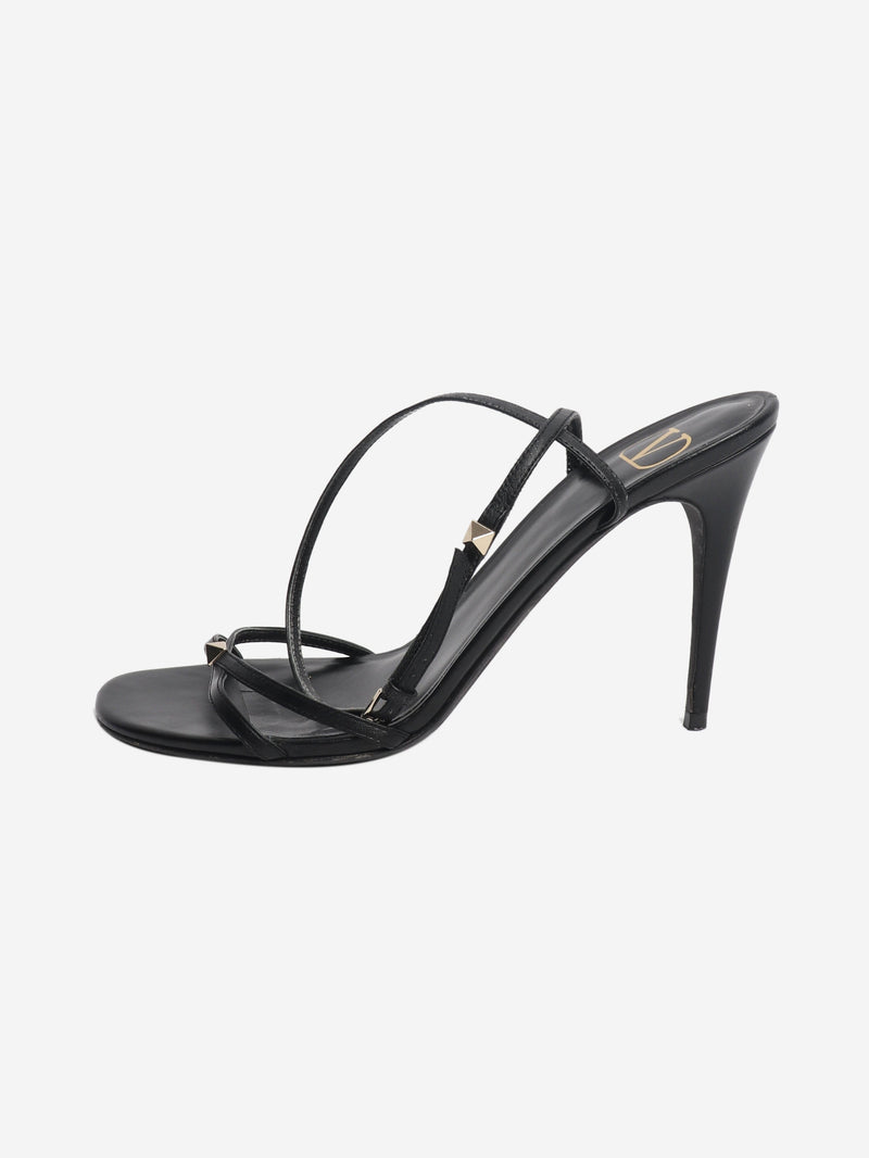 Black Rockstud stiletto sandals - size EU 38 Heels Valentino 