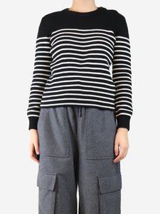 Saint Laurent Black and white striped sweater - size M