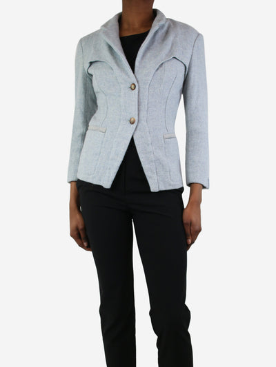 Light blue wool jacket - size UK 8 Coats & Jackets Edition 24 by Yves Saint Laurent 