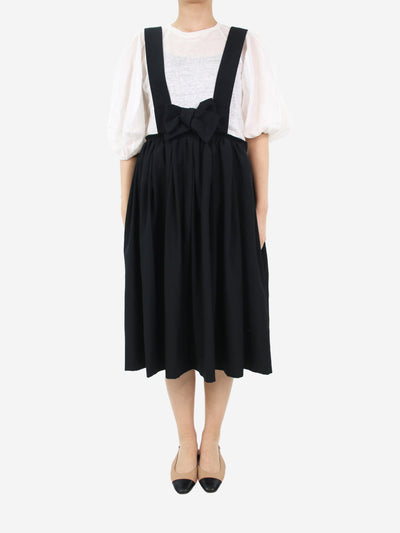 Black bow-detail suspender dress - size XS Dresses Comme Des Garçons GIRL 