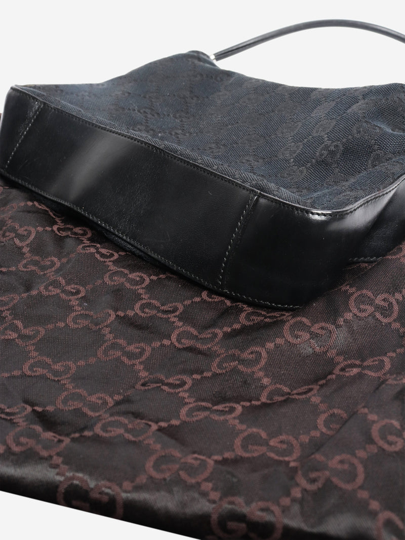 Black mini canvas shoulder bag Shoulder bags Gucci 