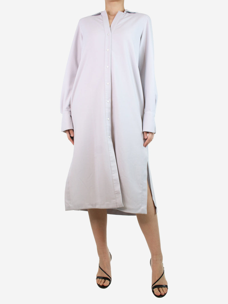 Grey shirt dress - size UK 10 Dresses Bamford 