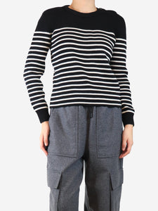 Saint Laurent Black and white striped sweater - size M