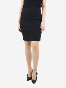 Tom Ford Black wool-blend skirt - size UK 8