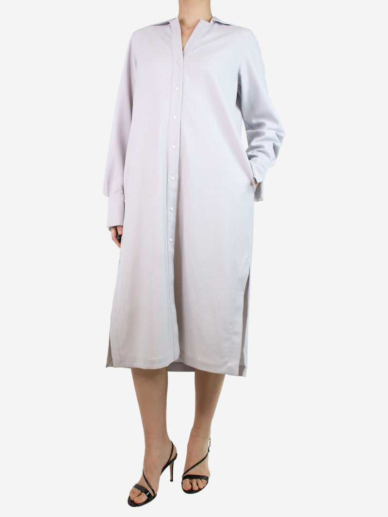 Grey shirt dress - size UK 10 Dresses Bamford 
