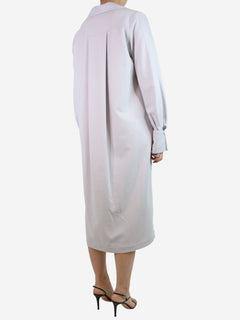 Grey shirt dress - size UK 10 Dresses Bamford 