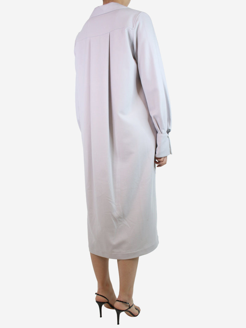 Grey shirt dress - size UK 10 Dresses Bamford 