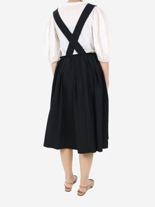 Comme Des Garçons GIRL Black bow-detail suspender dress - size XS
