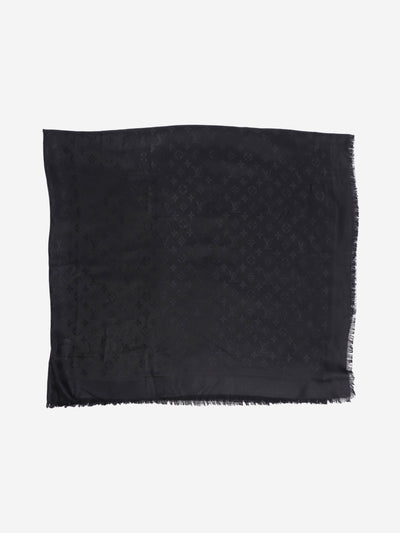 Black monogram scarf Scarves Louis Vuitton 