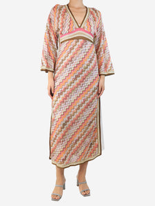 Missoni Multi lurex midi dress - size UK 10