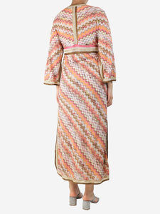 Missoni Multi lurex midi dress - size UK 10