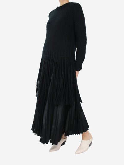 Black cashmere fringed jumper - size S Knitwear Gabriela Hearst 