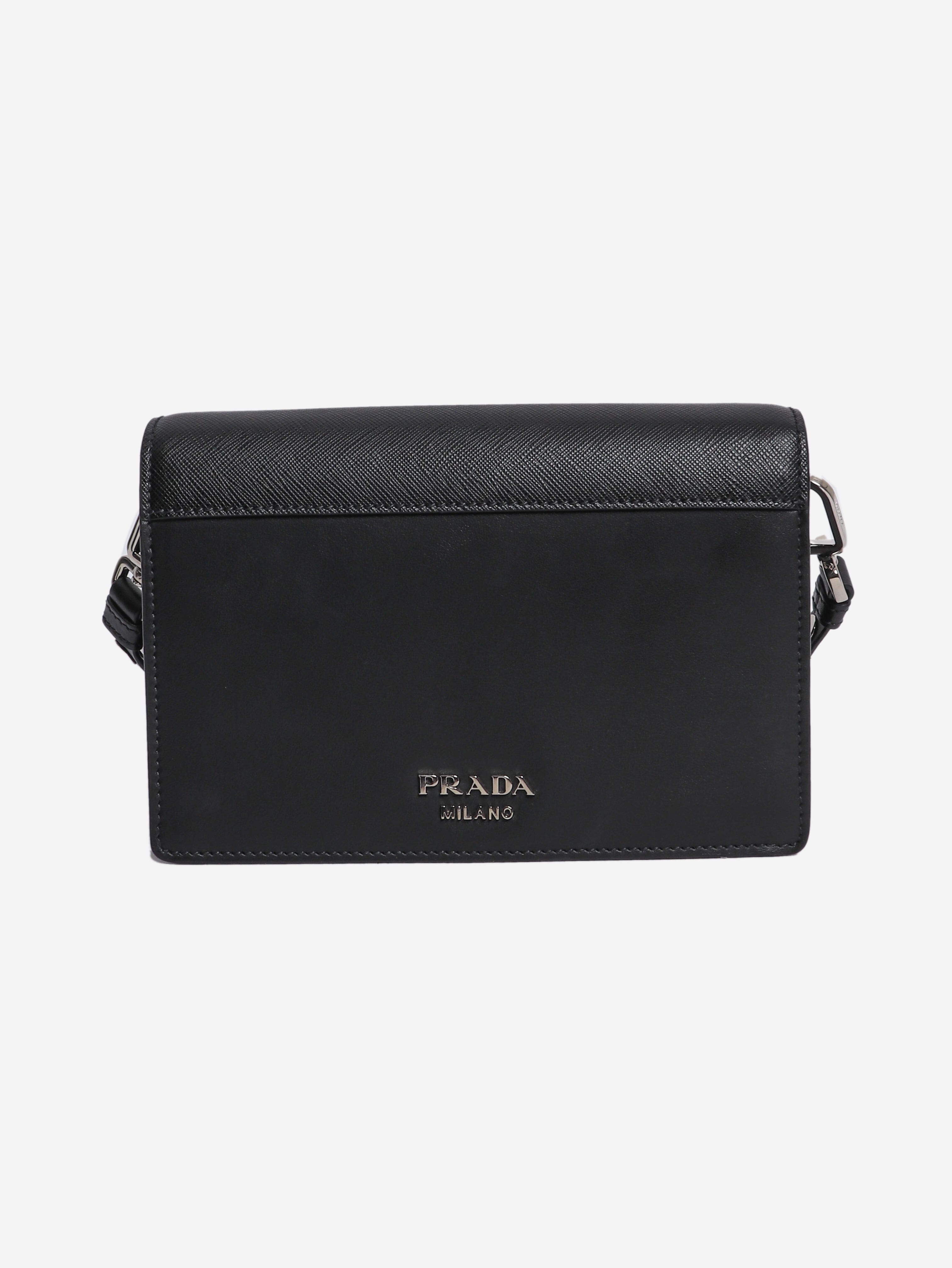 Black and orange small Elektra robot shoulder bag Cross-body Bags Prada 