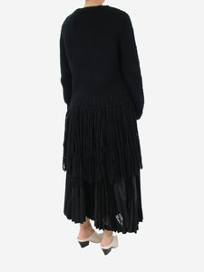 Gabriela Hearst Black cashmere fringed jumper - size S