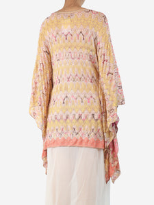 Missoni Pink and purple woven kaftan - size UK 8