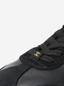 Chanel Black leather trainers - size EU 40