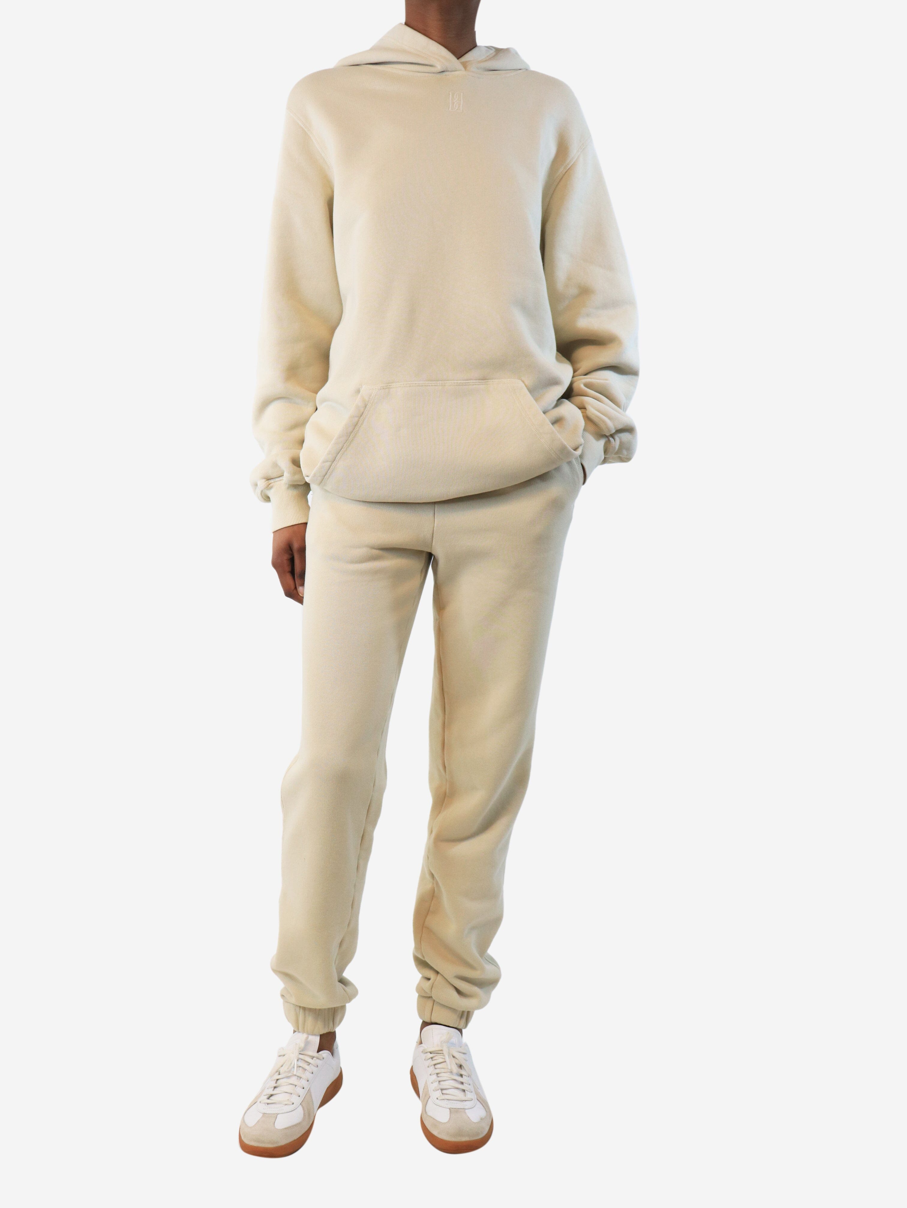 Neutral hoodie and joggers set - size XS Sets By Malene Birger 