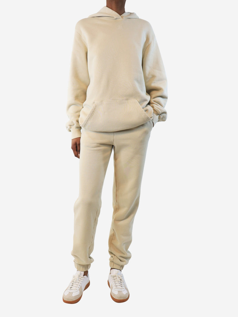 Neutral hoodie and joggers set - size XS Sets By Malene Birger 