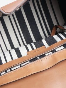 Delvaux Brown L'XXL dream calf bag