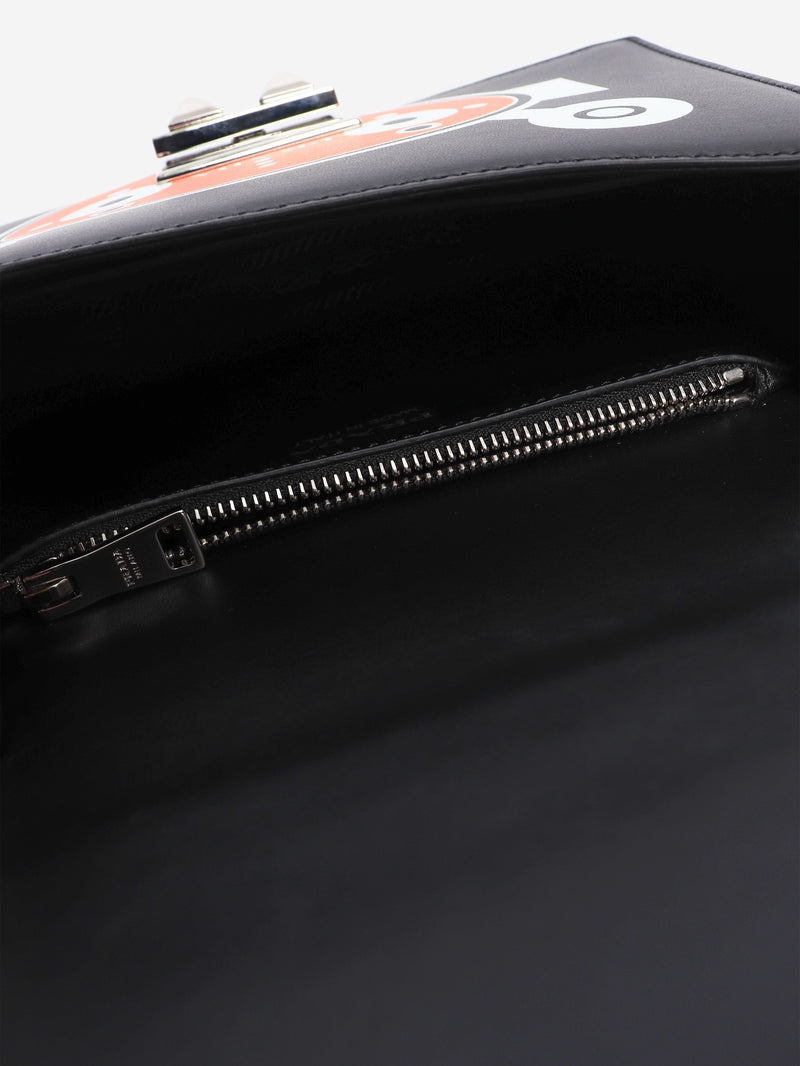 Black and orange small Elektra robot shoulder bag Cross-body Bags Prada 