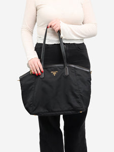 Prada Black nylon tote bag