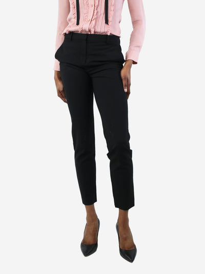 Black straight-leg trousers - size UK 4 Trousers Theory 