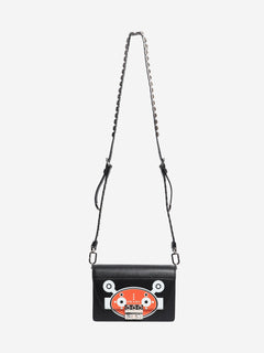 Black and orange small Elektra robot shoulder bag Cross-body Bags Prada 