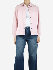 Weekend Max Mara Pink denim shacket - size UK 8