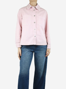 Weekend Max Mara Pink denim shacket - size UK 8