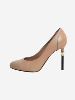 Blush leather pumps - size EU 39.5