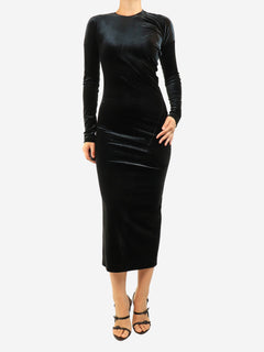 Black long-sleeved velvet dress - size S Dresses Toteme 