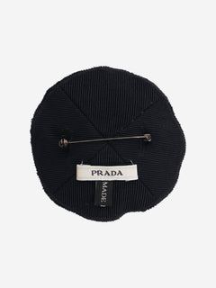 Navy diamante embellished brooch Accessories Prada 