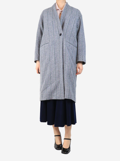 Grey Henlo wool coat - size UK 8 Coats & Jackets Isabel Marant Etoile 