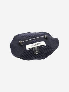 Navy diamante embellished brooch Accessories Prada 